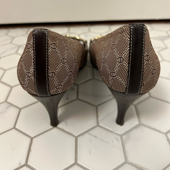 Etienne Aigner Peep-Toe Pumps Heels, Sz 7.5 - Picture 4 of 6